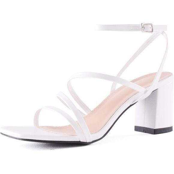 Elegant Stiletto Sandals: Strappy Lace Up Heels for Prom, Party - Picture 1 of 6